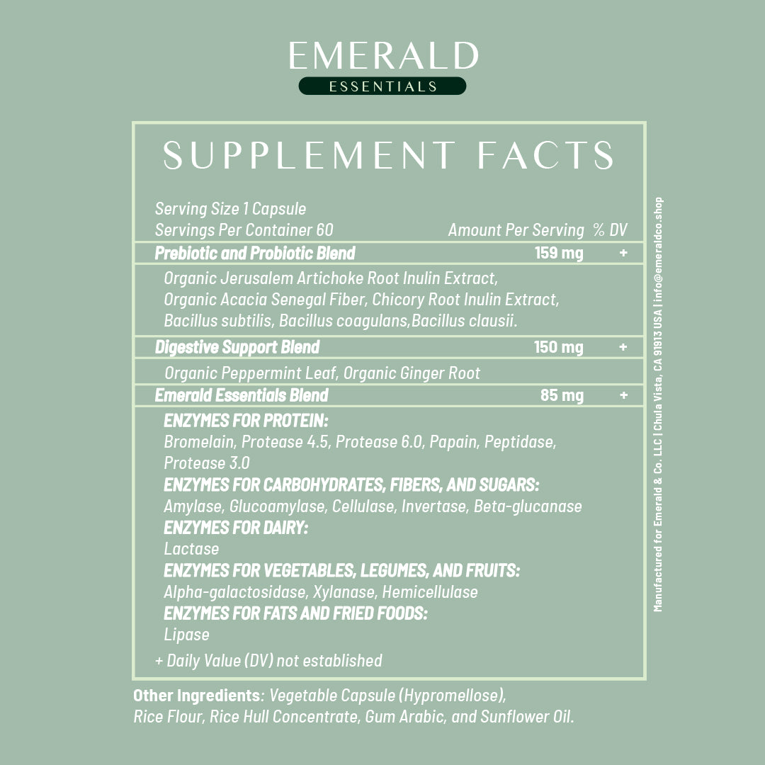 Digestive Enzymes with Prebiotics & Probiotics