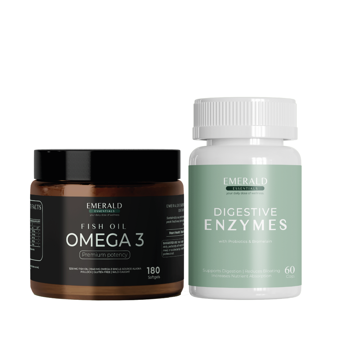 Wellness Bundle – Omega 3 + Emerald Enzymes